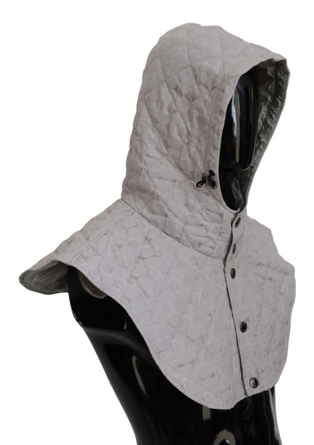 Dolce & Gabbana Weiß gesteppt ganze Kopf wickeln eine Größe Nylon Hut