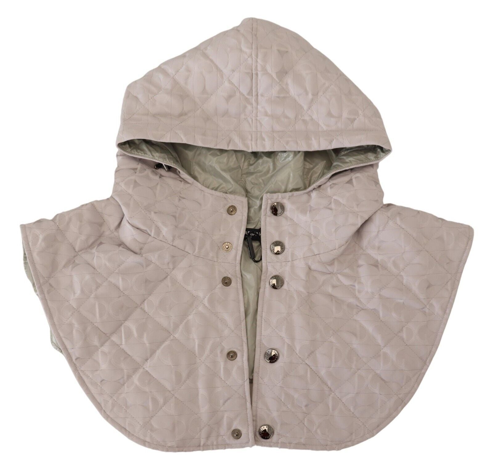 Dolce & Gabbana Weiß gesteppt ganze Kopf wickeln eine Größe Nylon Hut