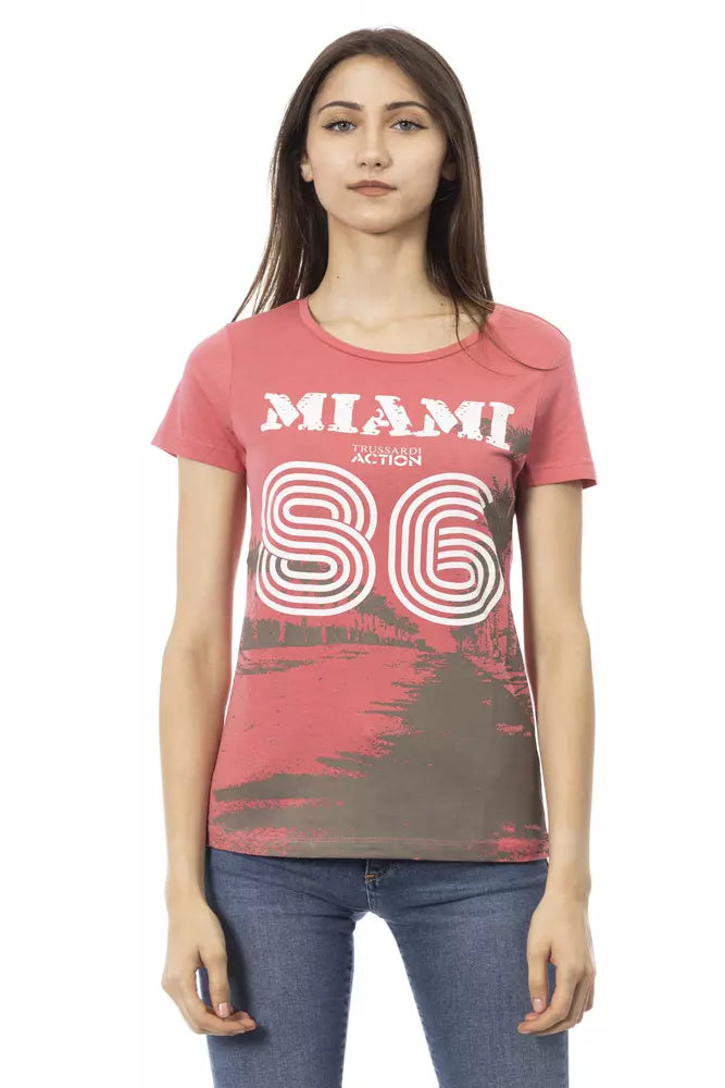 Trussardi Action Multicolor Baumwolle Frauen T-Shirt