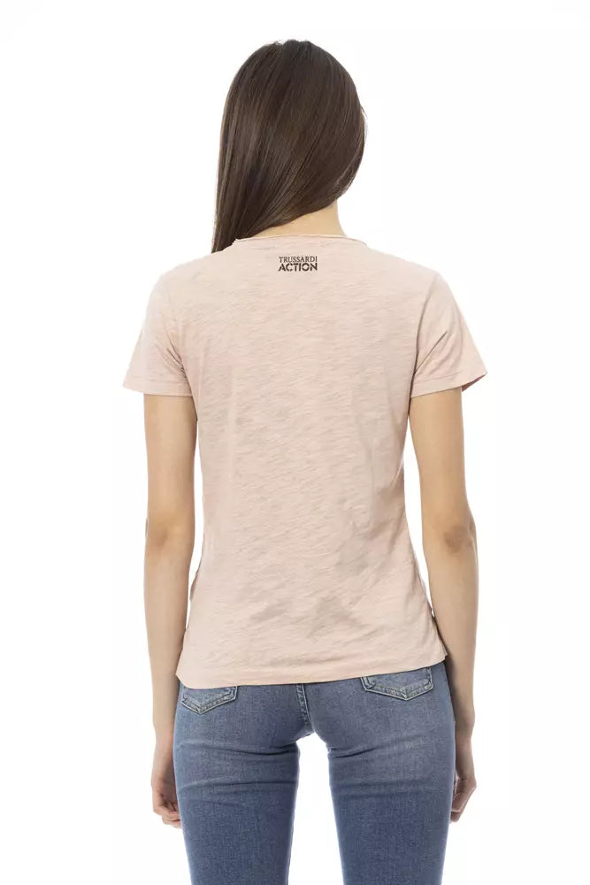 Trussardi Action Multicolor Baumwolle Frauen T-Shirt