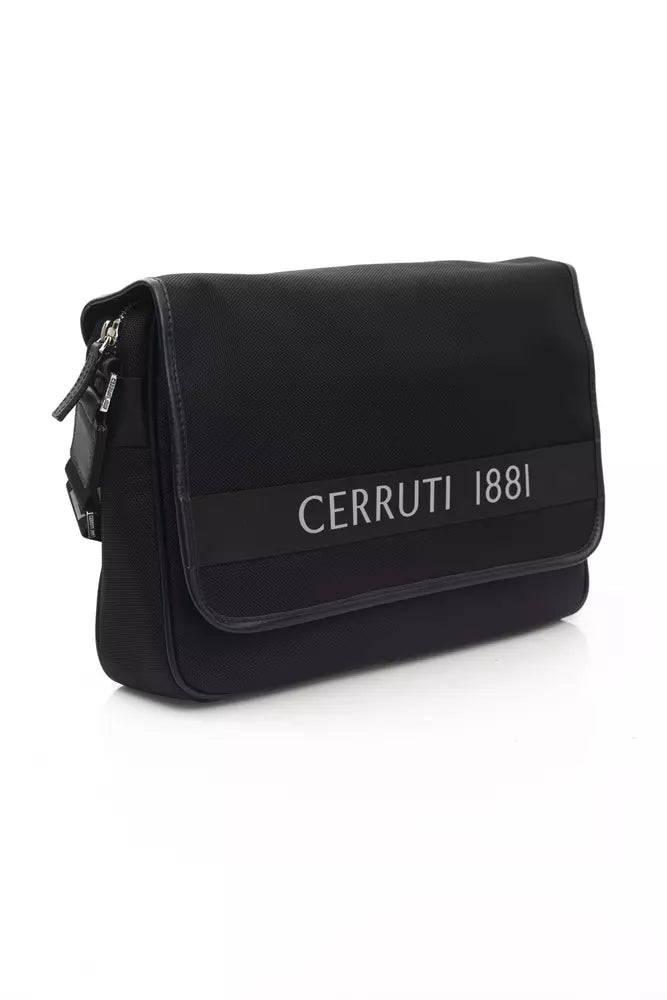 Cerruti 1881 Schwarze Nylon Frauen Crossbody Tasche