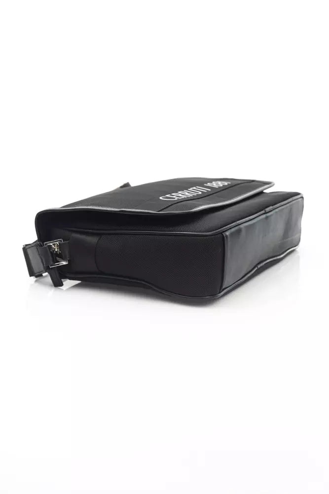 Cerruti 1881 Schwarze Nylon Frauen Crossbody Tasche