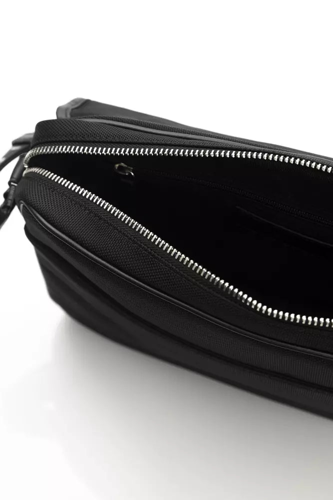 Cerruti 1881 Schwarze Nylon Frauen Crossbody Tasche