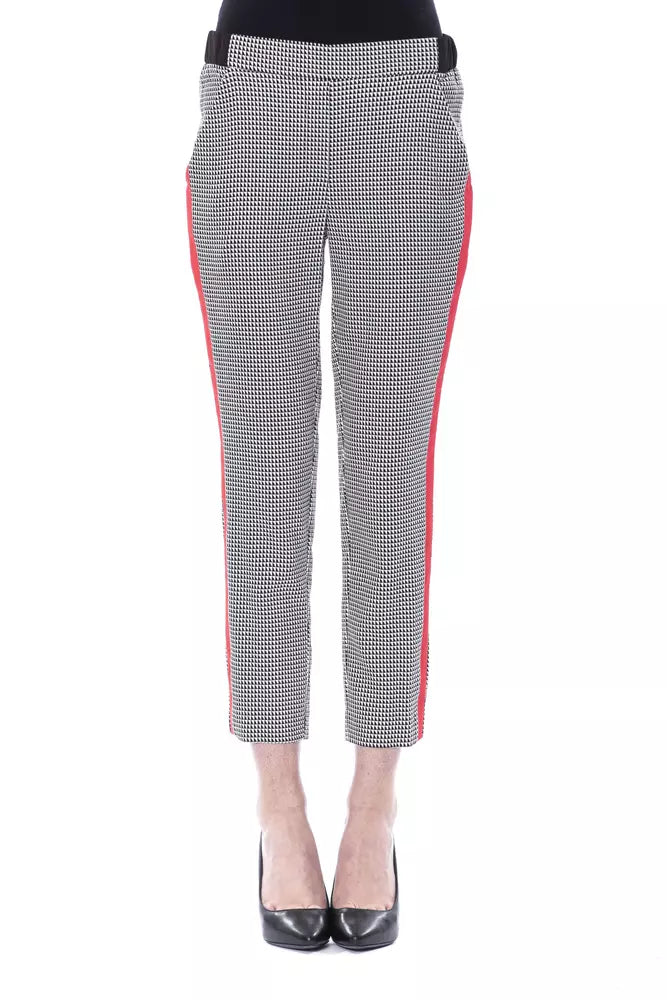 BYBLOS Schwarze Viskose-Hose für Damen