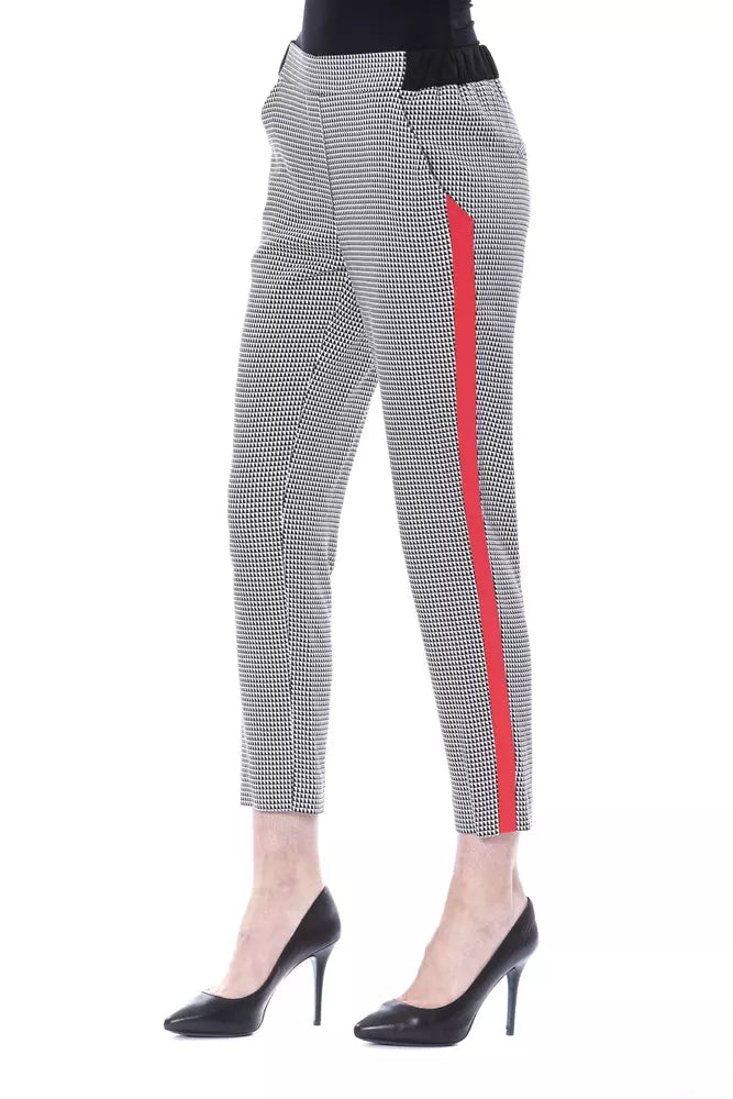BYBLOS Schwarze Viskose-Hose für Damen