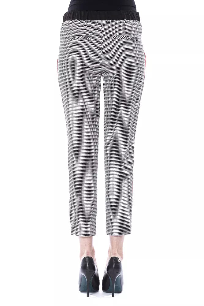 BYBLOS Schwarze Viskose-Hose für Damen