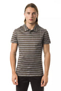 BYBLOS Graues Baumwoll-Poloshirt für Herren