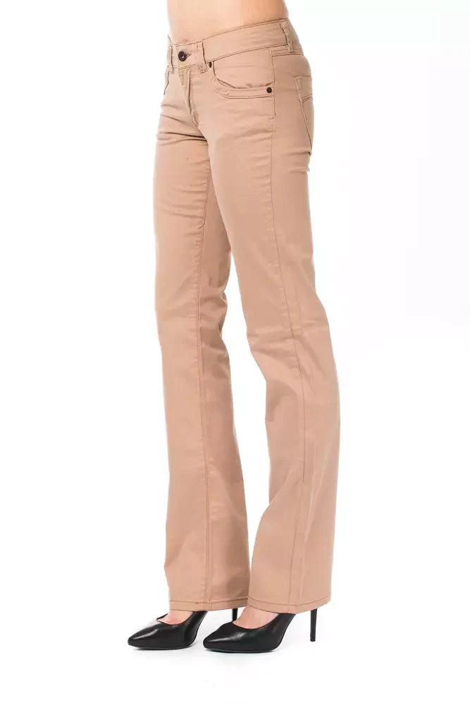 Ungaro Fever Beige Cotton Women's Jean