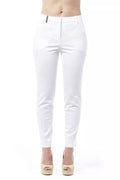 Peserico Schicke Hose mit hoher Taille und Zigarettenbein
