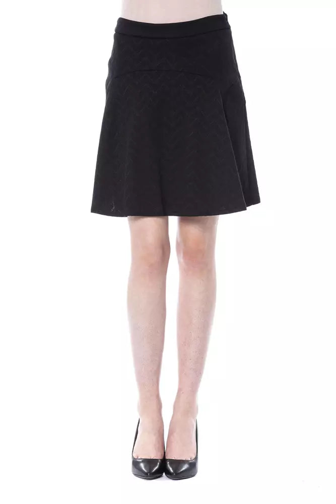 BYBLOS Schwarzer Polyester-Rock für Damen