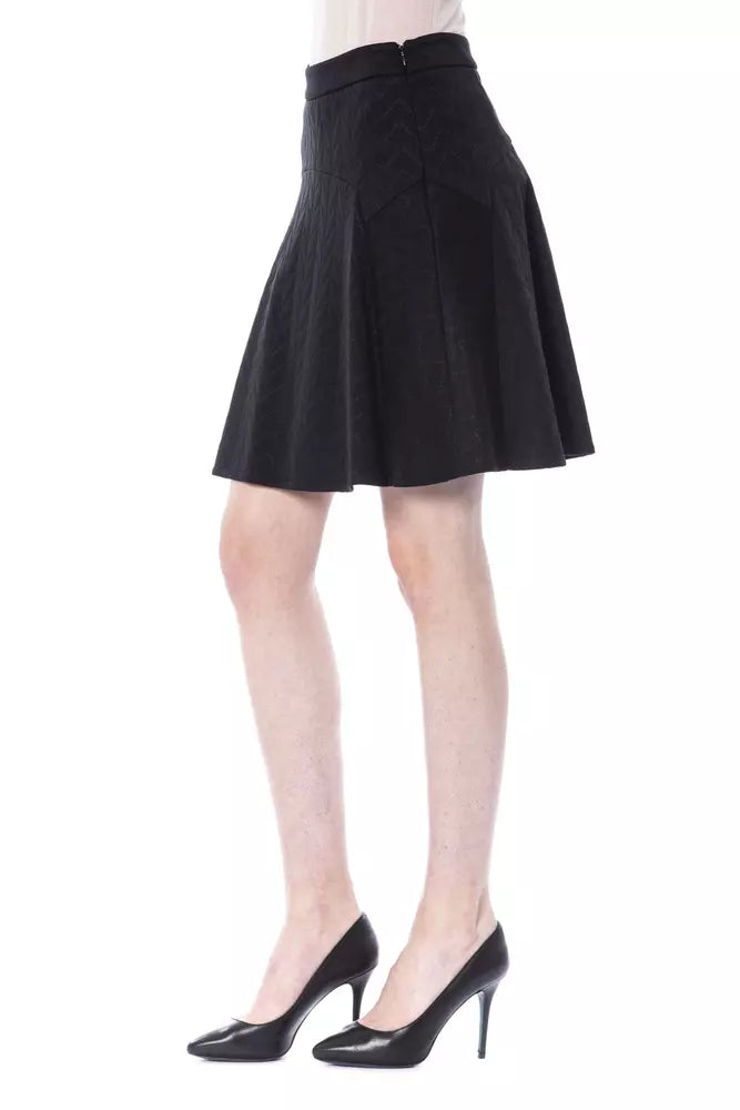 BYBLOS Schwarzer Polyester-Rock für Damen