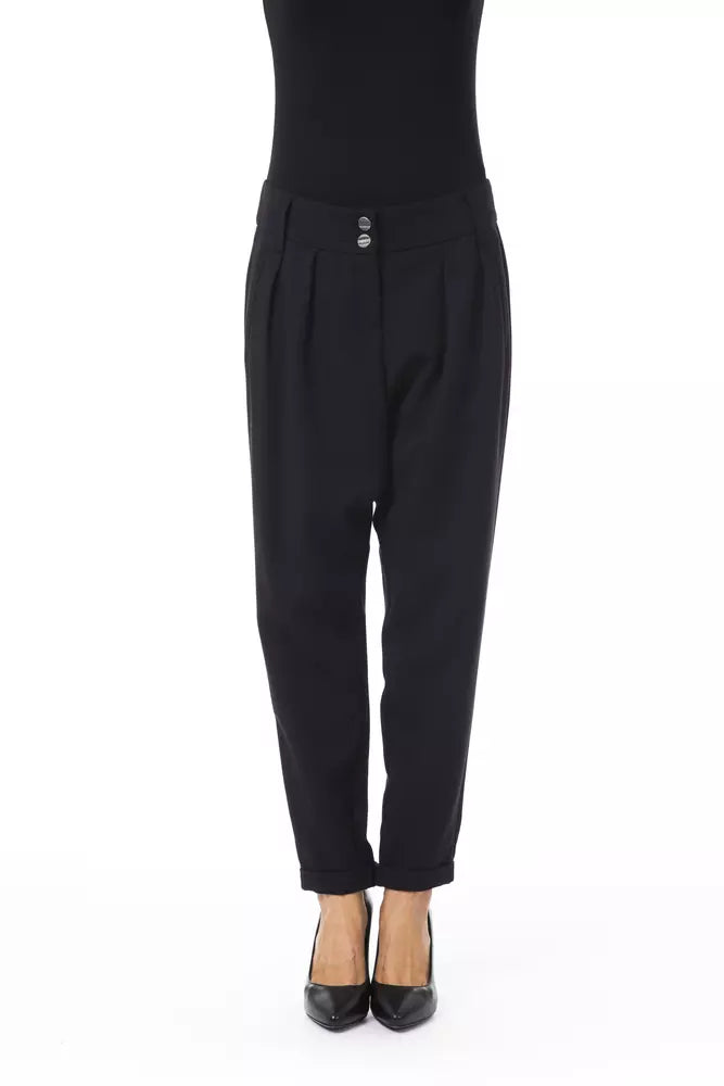 BYBLOS Schwarze Damenhose aus Polyester