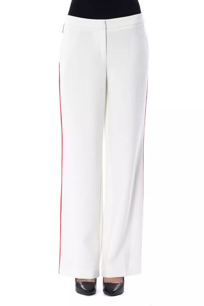 BYBLOS Weiße Damenhose aus Polyester