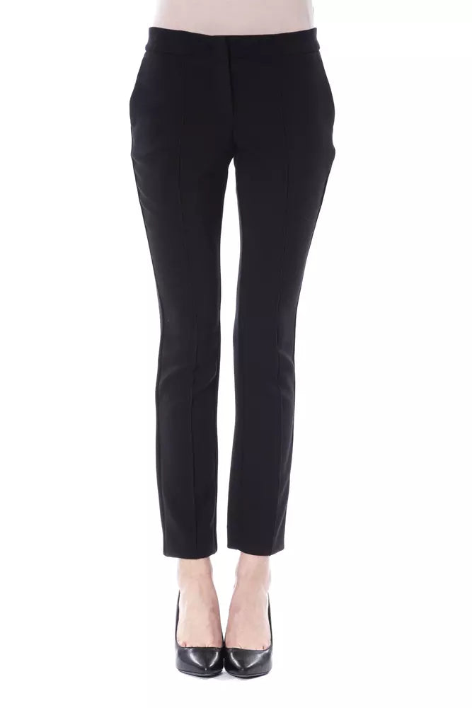 BYBLOS Schwarze Damenhose aus Polyester