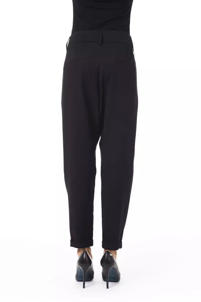 BYBLOS Schwarze Damenhose aus Polyester