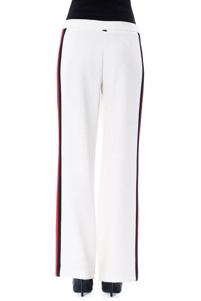 BYBLOS Weiße Damenhose aus Polyester