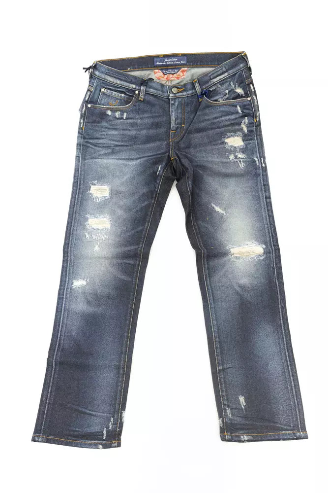 Jacob Cohen Blaue Baumwoll-Jeans für Frauen