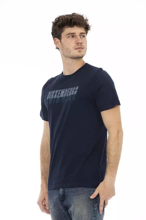 Bikkembergs Herren T-Shirt aus Baumwolle in Army-Grün