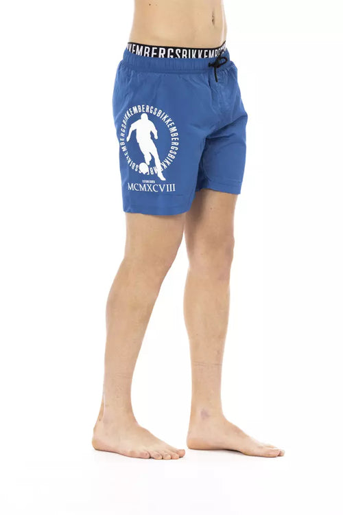 Bikkembergs Herren Badehose aus blauem Polyester