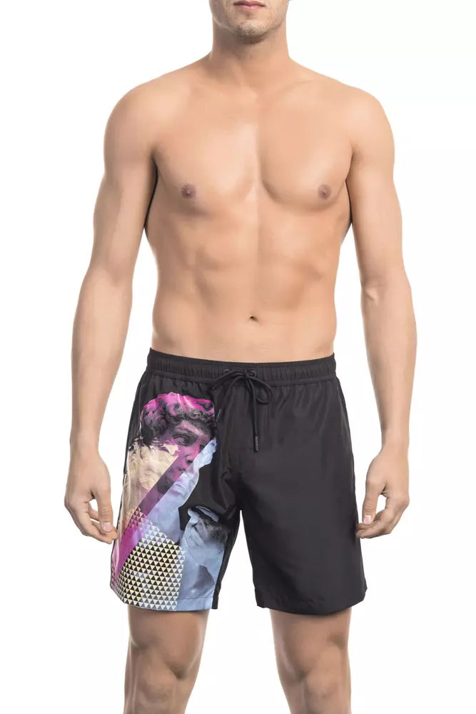 Schwarze Bikkembergs Badeshorts aus Polyester für Herren