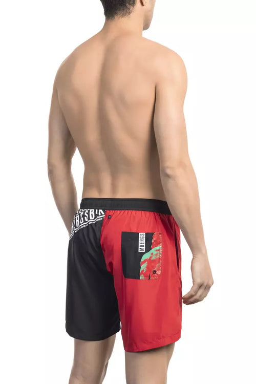 Bikkembergs Rote Badehose aus Polyester für Herren