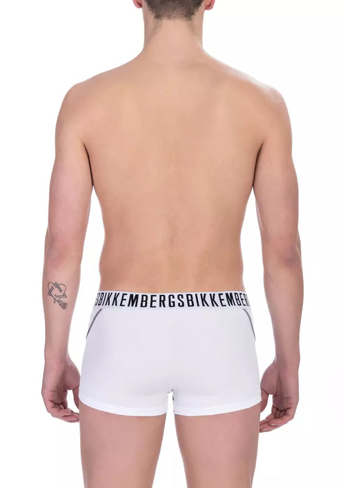 Bikkembergs Weiße Baumwolle Herren-Trunk-Pack