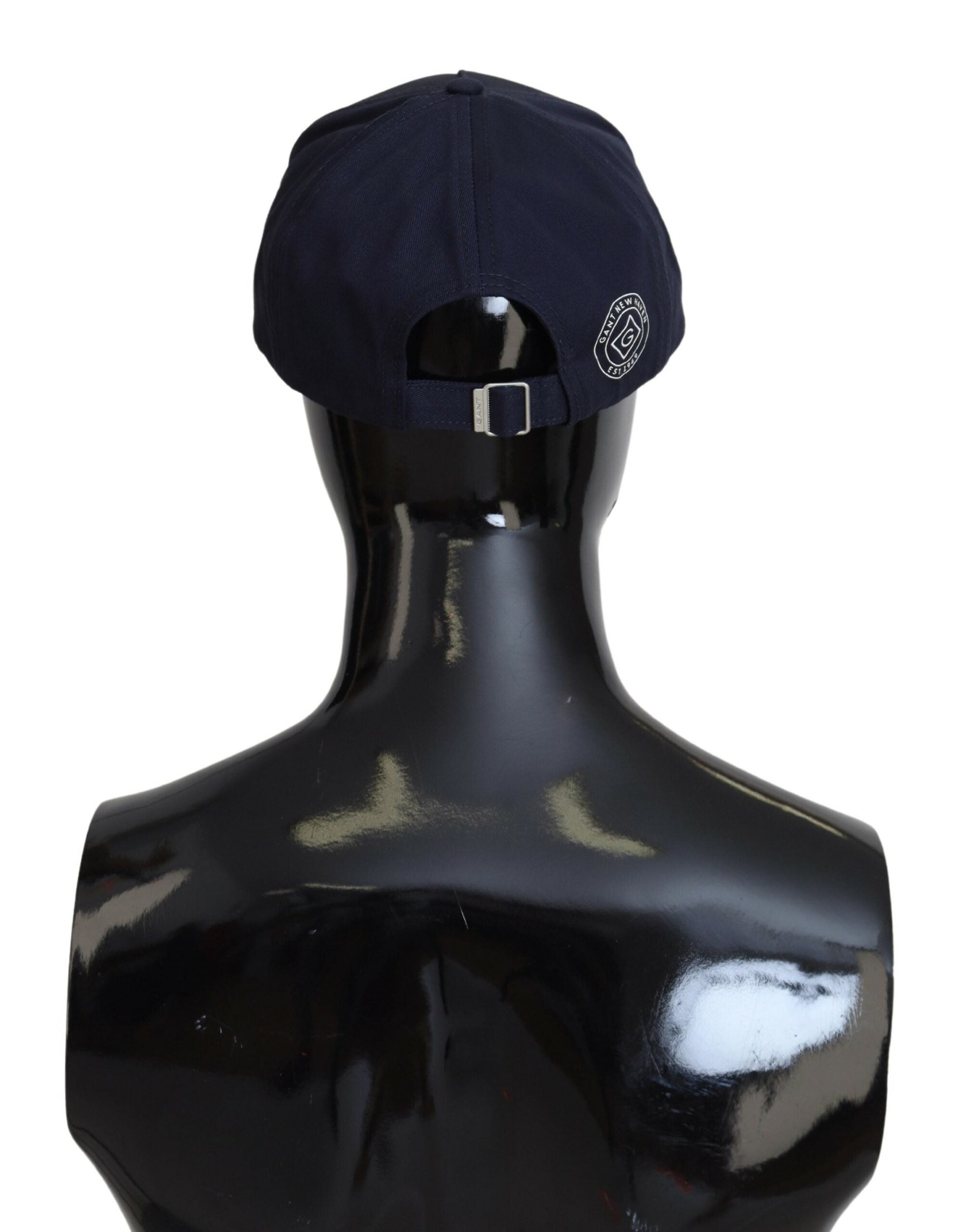 Gant Blaue Baumwolle Logo Print Baseballkappe lässigen Hut