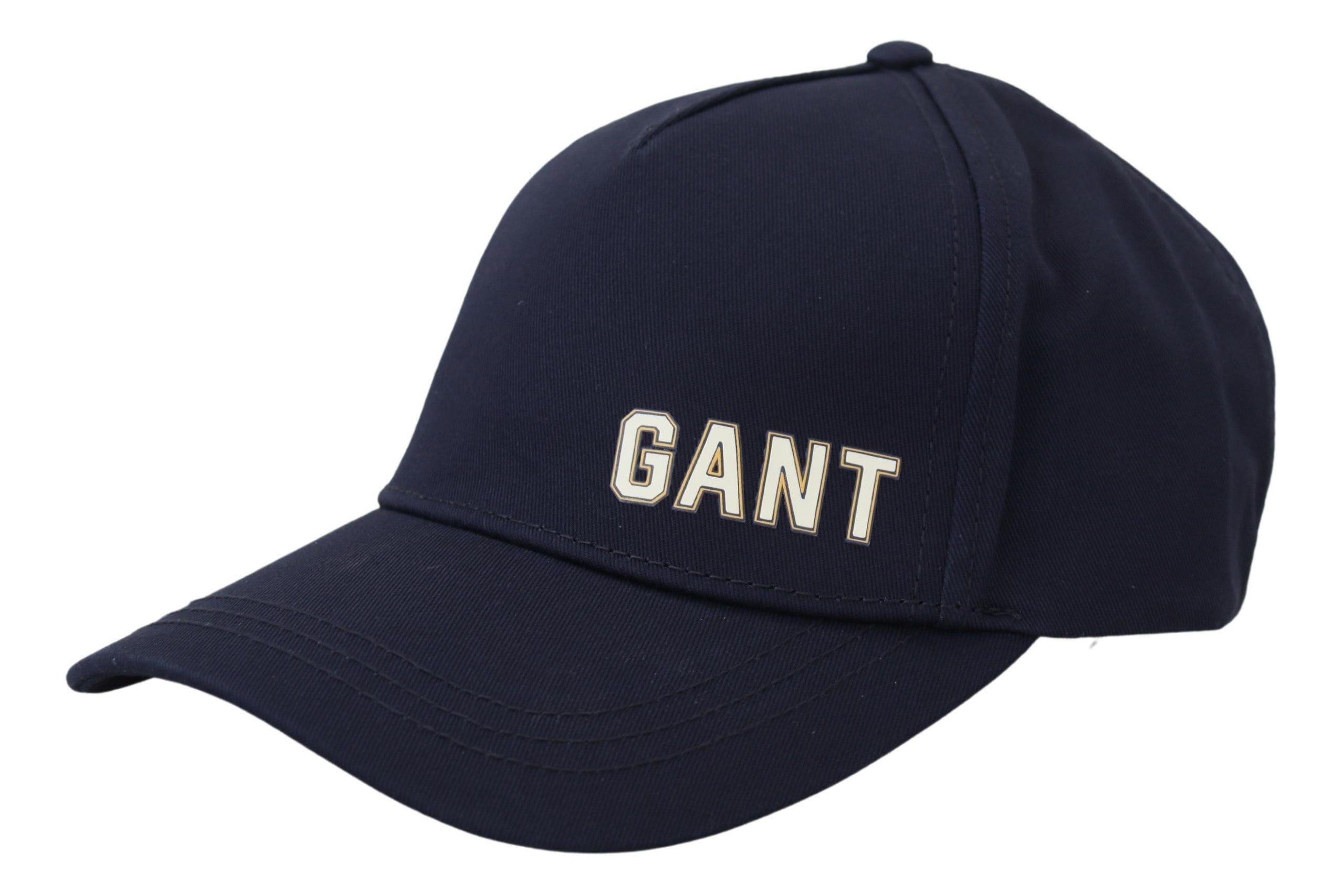 Gant Blaue Baumwolle Logo Print Baseballkappe lässigen Hut
