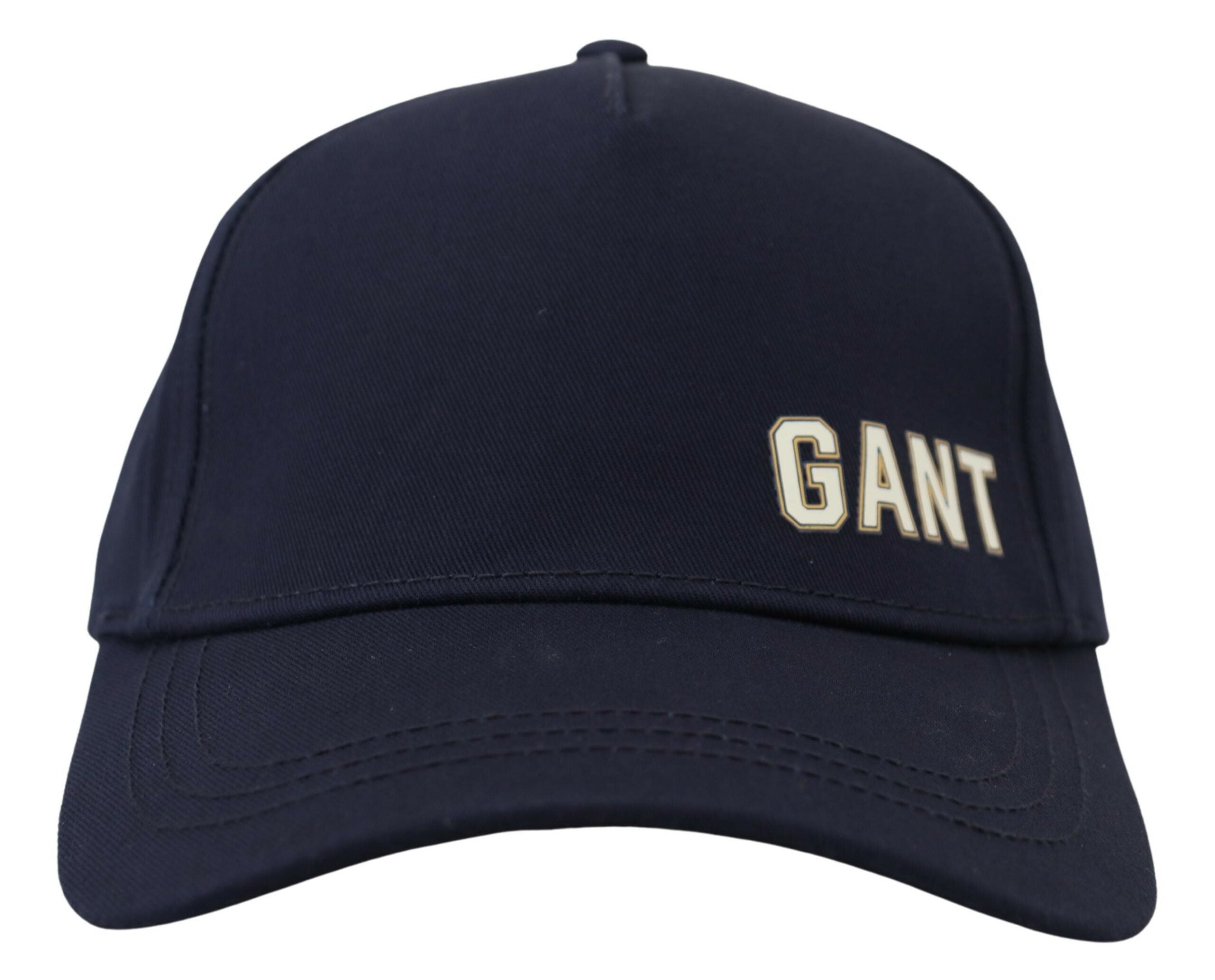 Gant Blaue Baumwolle Logo Print Baseballkappe lässigen Hut