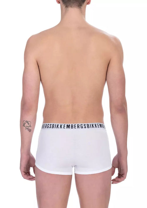 Bikkembergs Weißer Baumwoll-Boxershorts im 2er-Pack für Herren