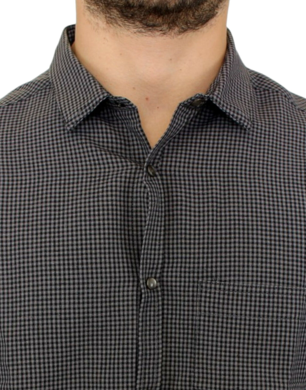 Costume National Graues Freizeithemd aus Leinen