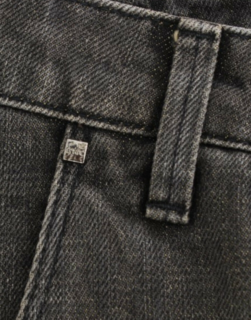 Costume National Graue Jeans im Used-Look