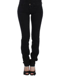 Costume National Schwarze Jeans mit geradem Bein