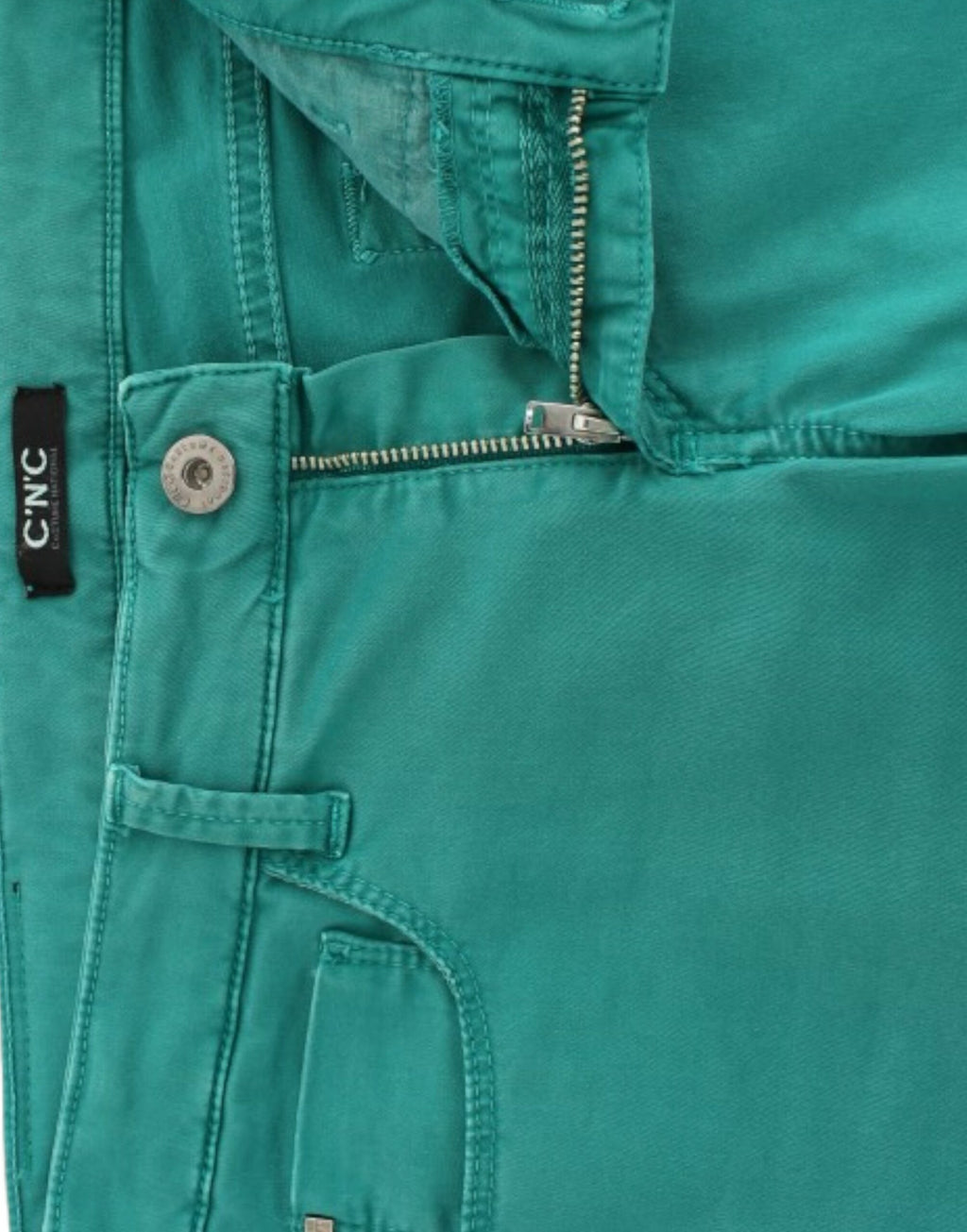 Costume National Grüne Jeans mit geradem Bein