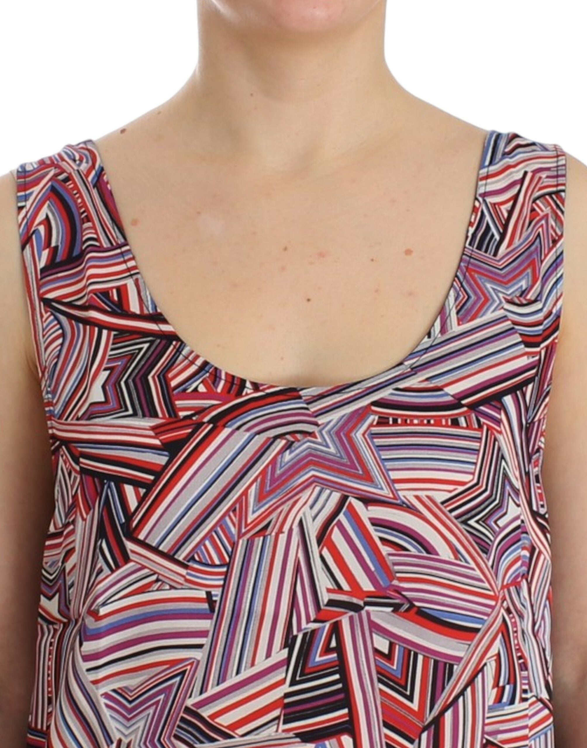 Costume National Multicolor ärmelloses Oberteil