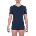 Bikkembergs Blaues Baumwoll-T-Shirt im Doppelpack für Herren