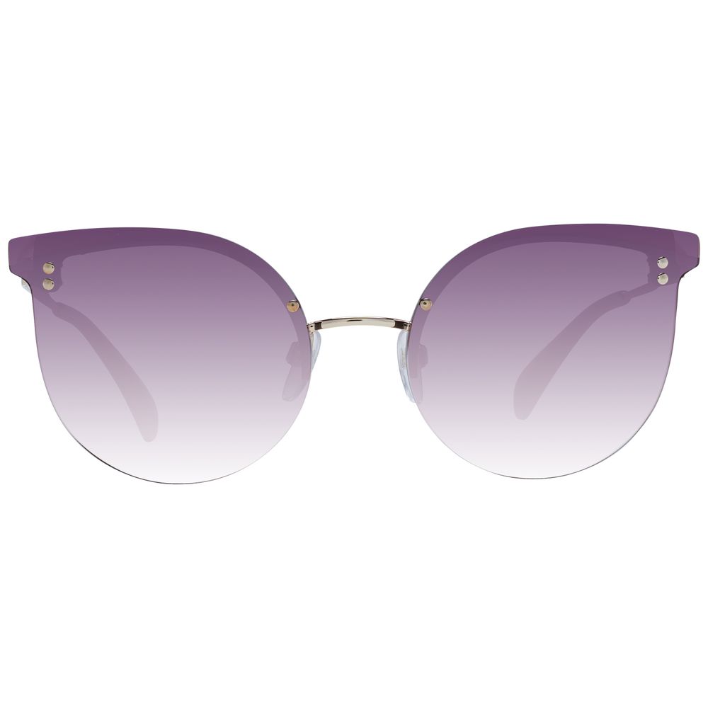 Maje Goldfarbene Sonnenbrille aus Edelstahl