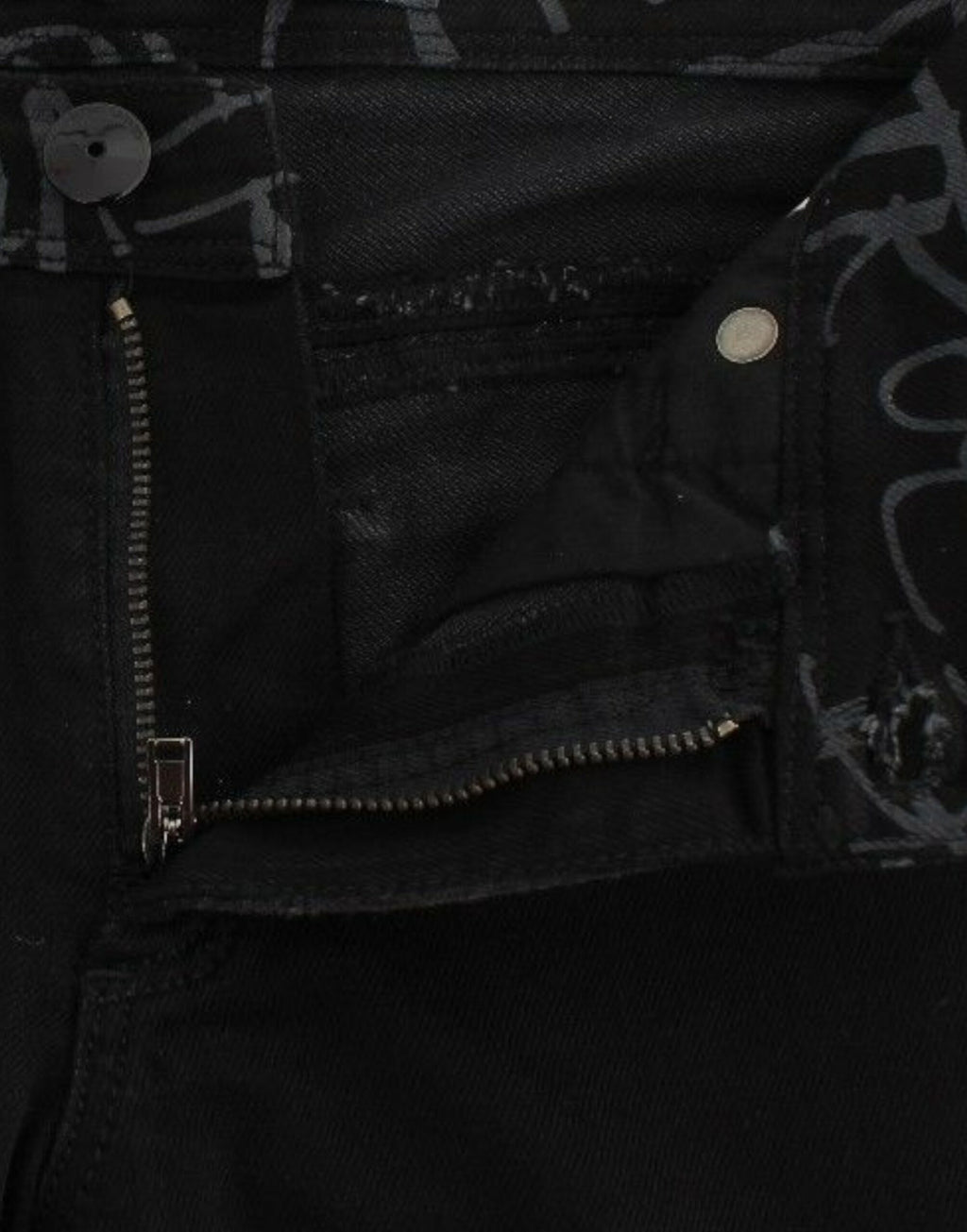 Ermanno Scervino Schwarze Slim Jeans Denim-Hosen Skinny Stretch