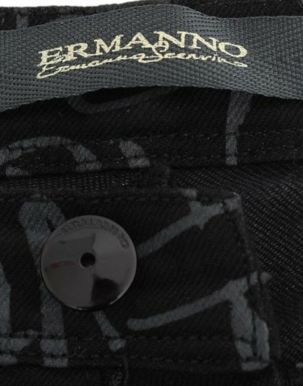 Ermanno Scervino Schwarze Slim Jeans Denim-Hosen Skinny Stretch