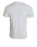Dolce & Gabbana White Cotton Pocket Short Sleeves T-shirt