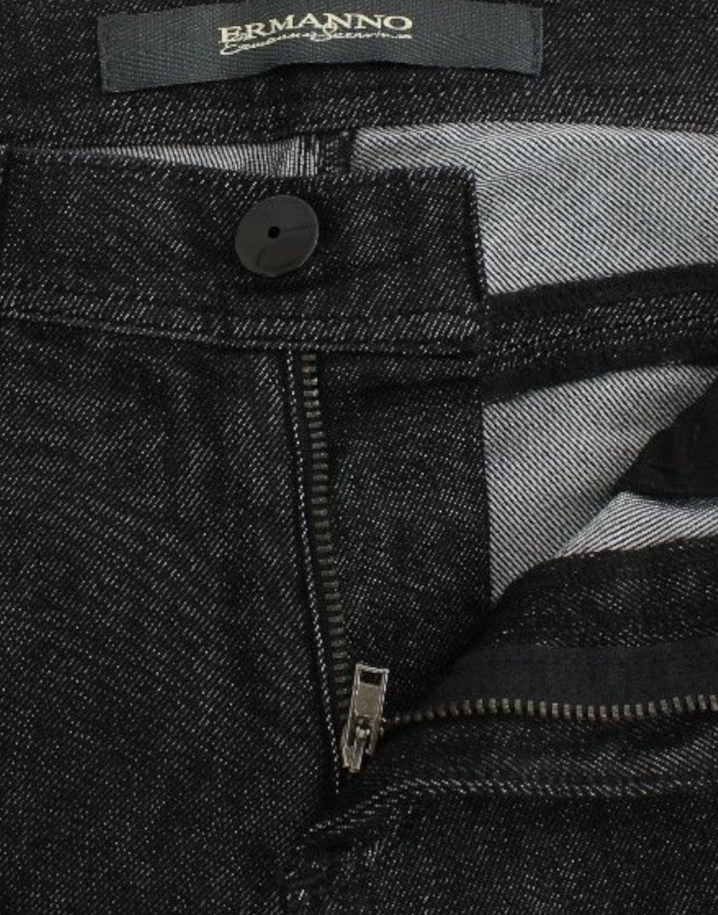 Ermanno Scervino Schwarze Slim Jeans Denim-Hosen Skinny Leg Stretch