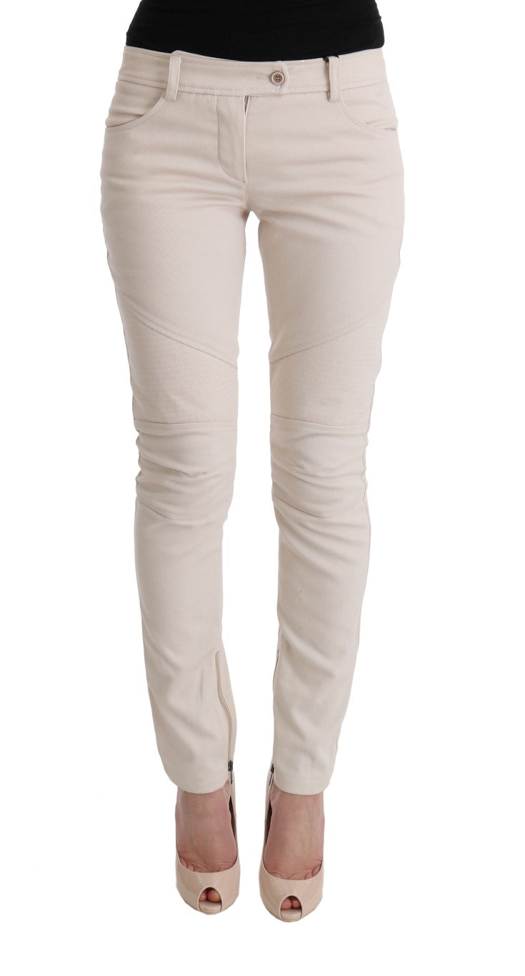 Ermanno Scervino Weiße Slim Fit Freizeitjeans