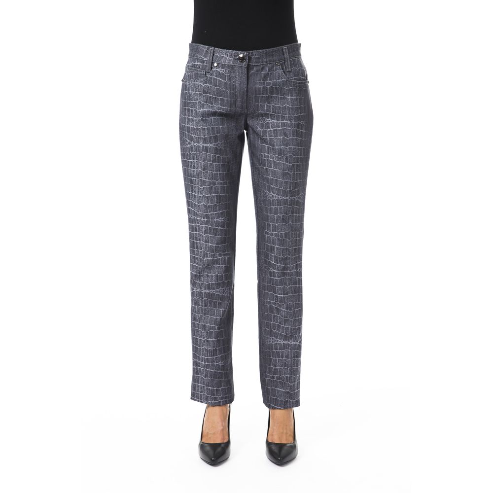 BYBLOS Schwarze Damenhose aus Viskose