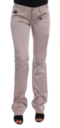 Costume National Beige Baumwolle Slim Fit Jeans