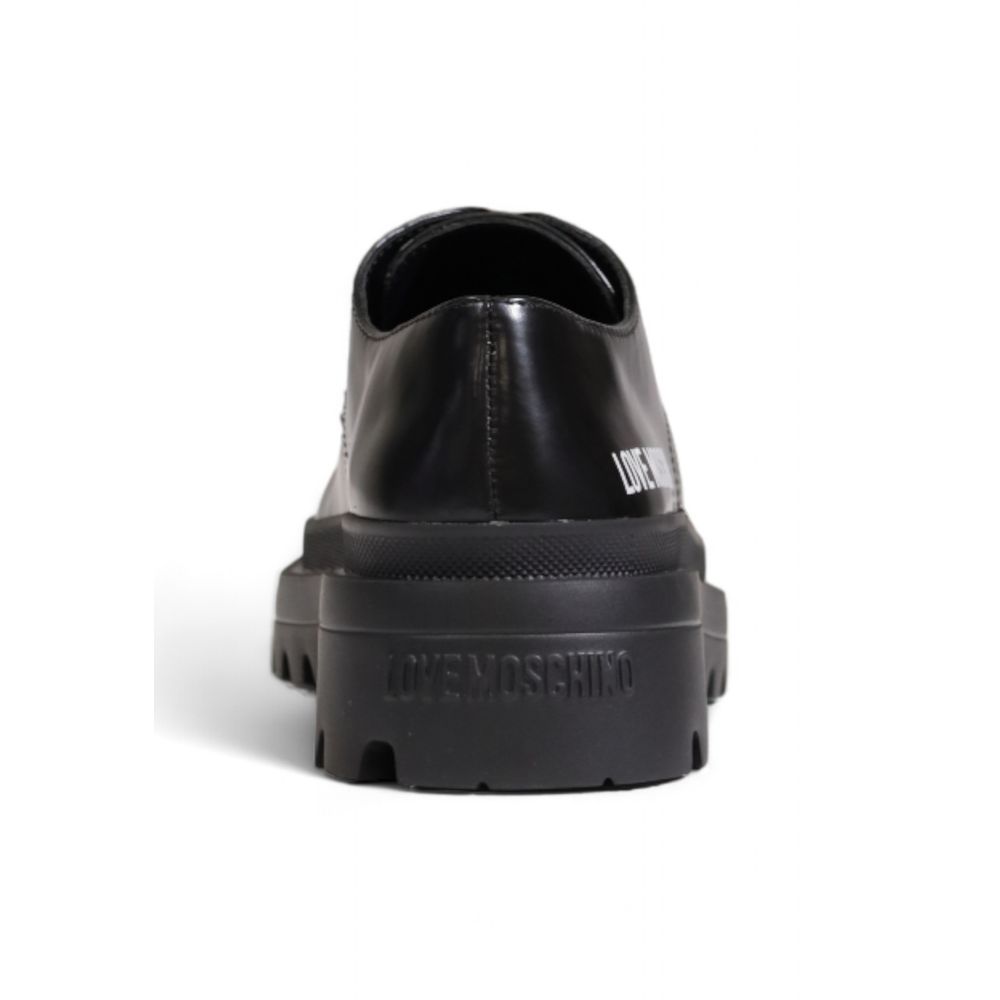 Love Moschino Plattform aus schwarzem Polyethylen