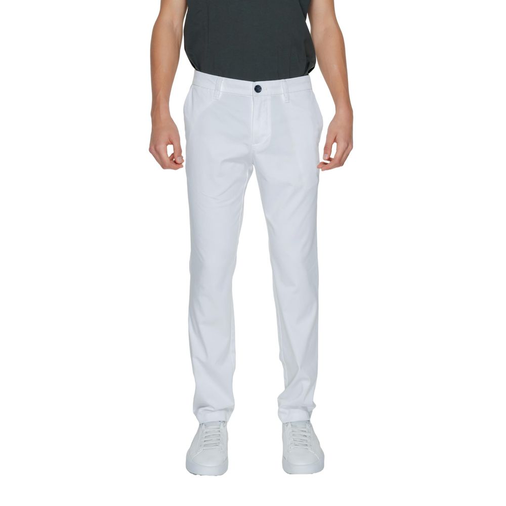 Armani Exchange Weiße Baumwollhose