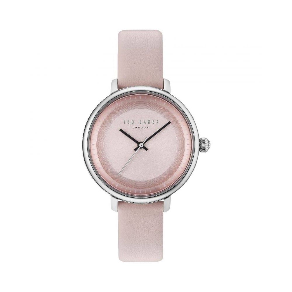 Ted Baker Buntes Leder-Kleidungsstück-Armbanduhr