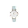 Olivia Burton Grüne Kunstleder-Armbanduhr