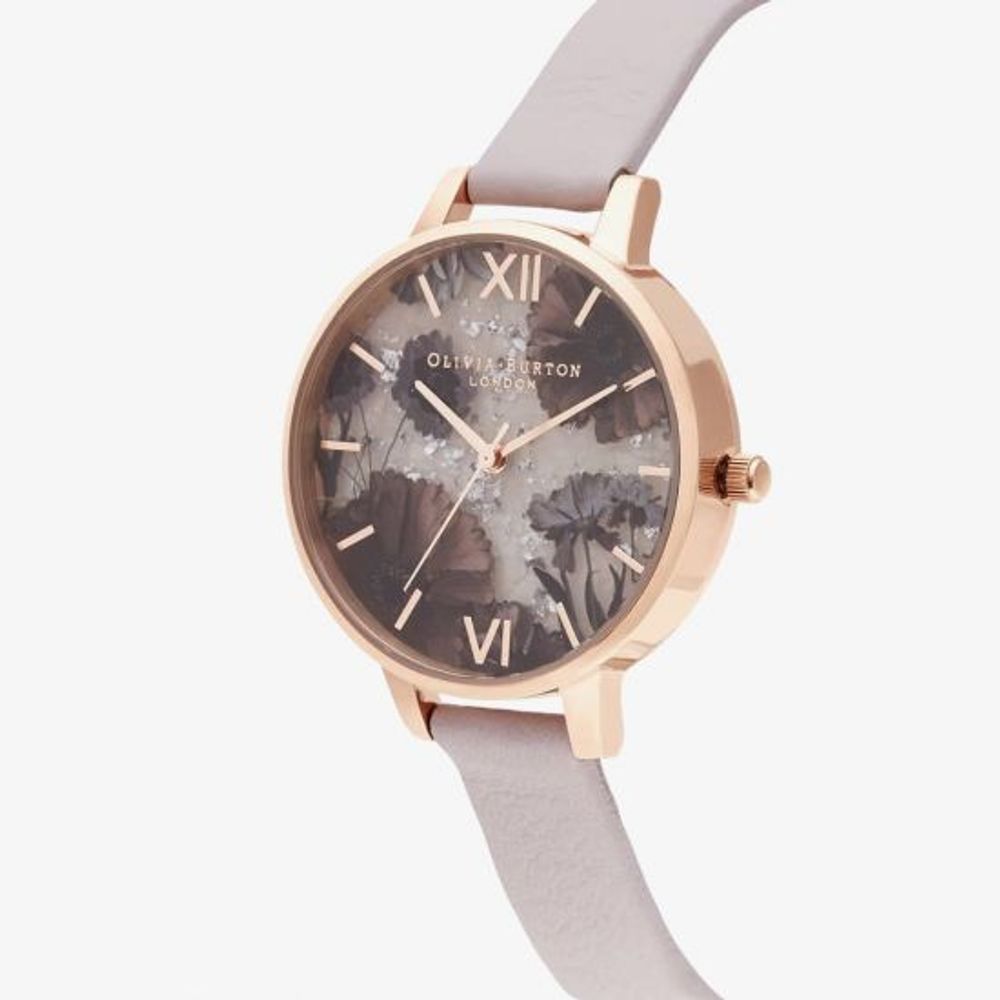 Olivia Burton Künstliche Leder-Armbanduhr in Multicolor
