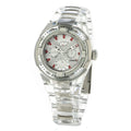 Chronotech Transparente Polycarbonat-Armbanduhr